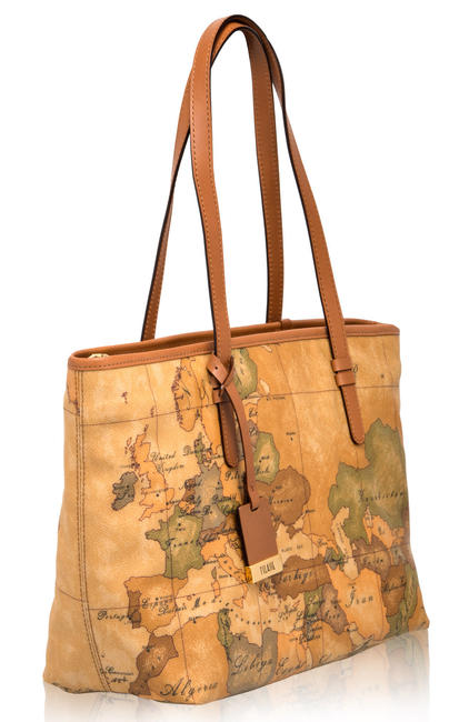 ALVIERO MARTINI 1 ^ CLASS Grand sac cabas porté épaule NATUREL - Sacs pour Femme