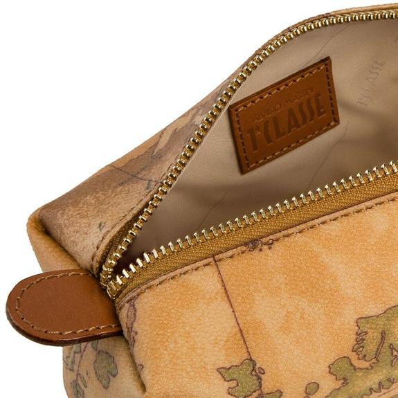 Trousse de toilette ALVIRO MARTINI 1^ CLASSE GEO CLASSIC NATUREL - Pochettes & Trousses