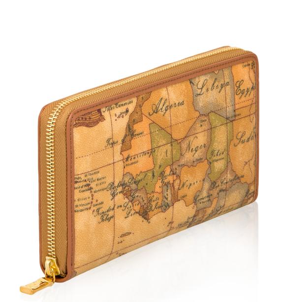 Portefeuille GEO CLASSIC, à fermeture circulaire zippée, avec porte-monnaie NATUREL - Portefeuilles Femme