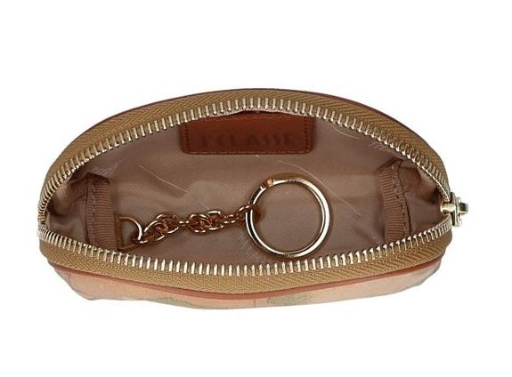 ALVIERO MARTINI 1 ^ CLASS Pochette porte-cl&eacute;s avec imprim&eacute; GEO CLASSIC NATUREL - Pochettes & Trousses
