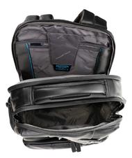 PIQUADRO Sac à dos URBAN FAST-CHECK, support PC 15,6 ", en cuir - Sacs à dos pour ordinateur portable