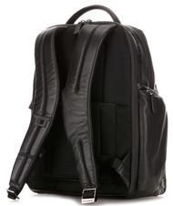PIQUADRO Sac à dos URBAN FAST-CHECK, support PC 15,6 ", en cuir Noir - Sacs à dos pour ordinateur portable - 6