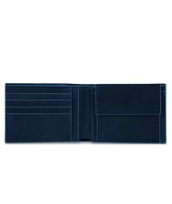 PIQUADRO Portefeuille BLUE SQUARE, en cuir, avec RFID bleu - Portefeuilles Homme - 2