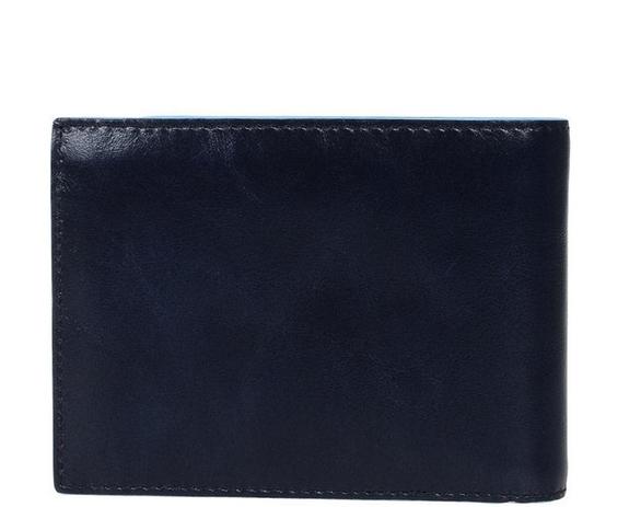 Portefeuille BLUE SQUARE, en cuir, avec RFID bleu - Portefeuilles Homme