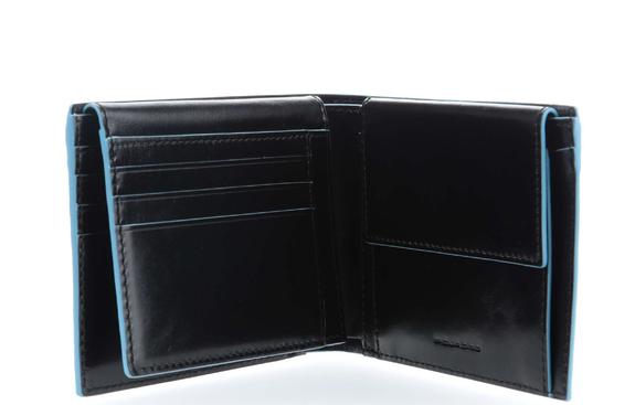 Portefeuille Ligne BLUE SQUARE, en cuir Noir - Portefeuilles Homme
