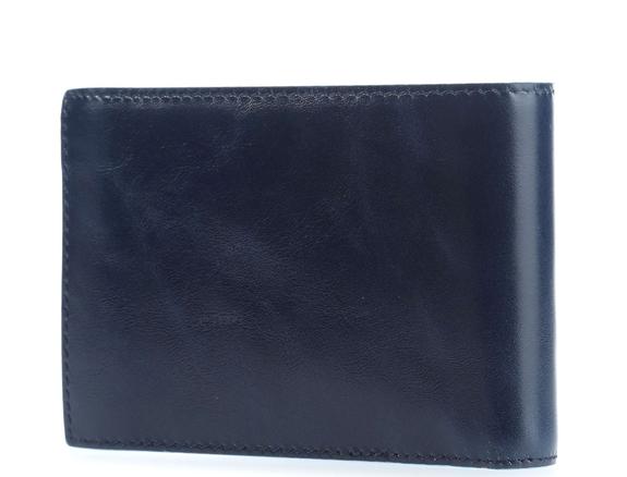 Portefeuille Ligne BLUE SQUARE, en cuir bleu - Portefeuilles Homme