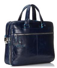 PIQUADRO Dossier Ligne BLUE SQUARE, support PC 14 " bleu - Porte Documents Travail - 2