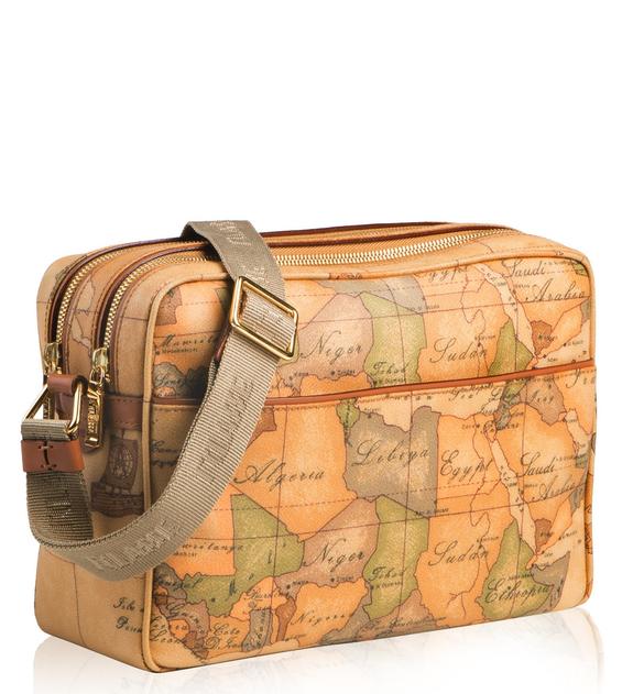 ALVIERO MARTINI 1 ^ CLASS Nouveau Basic Sac à bandoulière, imprimé Geo Classic NATUREL - Sacs pour Femme