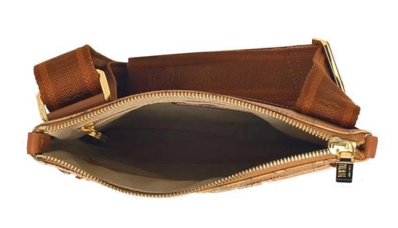 Geo Sac à main plat avec bandoulière NATUREL - Sacs pour Femme