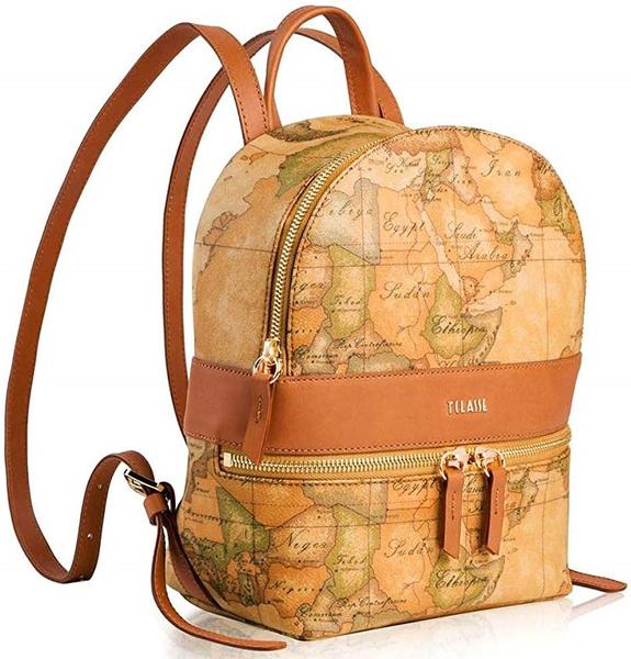 ALVIERO MARTINI 1 ^ CLASS Sac à dos à épaule à imprimé Geo Classic NATUREL - Sacs pour Femme