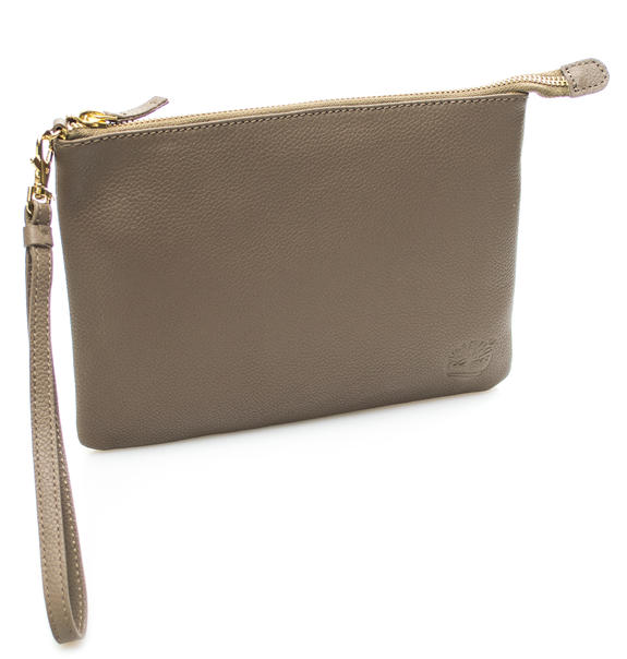 Pochette En cuir grainé, small NATUREL - Sacs pour Femme