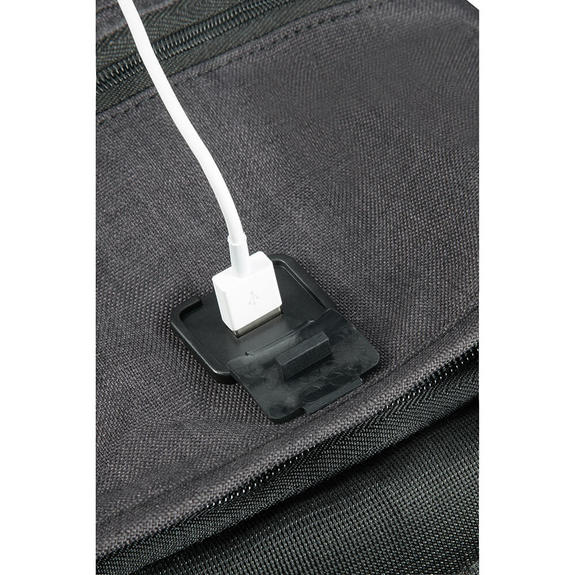 Sac à dos SECURIPAK, avec système antivol, sac pour ordinateur portable 15.6" ACIER NOIR - Sacs à dos pour ordinateur portable