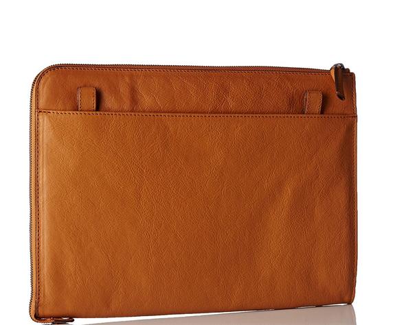 Coque iPad PIKE, en cuir, avec bandouli&egrave;re CUIR - &Eacute;tui pour tablette & Organiseur
