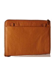 PIQUADRO Coque iPad PIKE, en cuir, avec bandouli&egrave;re - &Eacute;tui pour tablette & Organiseur