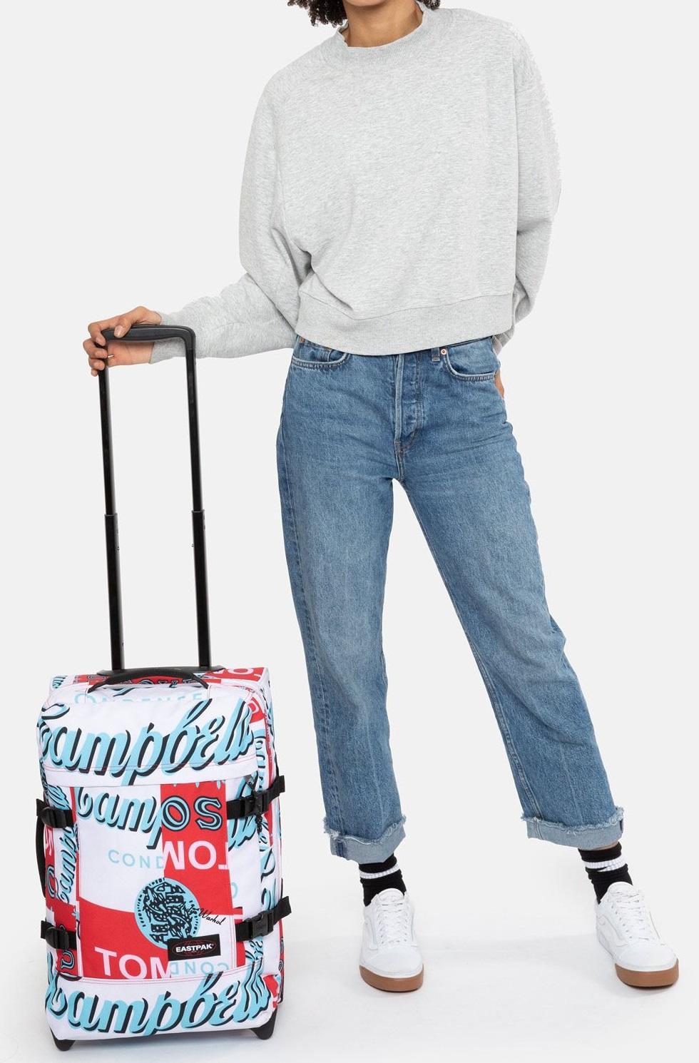 Valise Eastpak Ligne Tranverz S Avec Tsa. Valise Cabine Aw Tomate - Achetez ?? Prix Outlet!