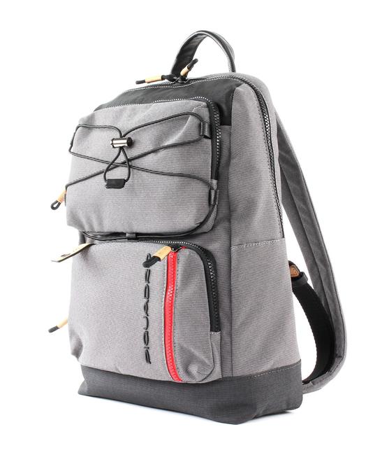 Sac a dos BLAME, pour ordinateur portable 14'', en tissu technique GRIS - Sacs &agrave; dos pour ordinateur portable