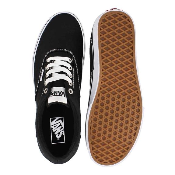 Baskets DOHENY, en toile NOIR / BLANC - Chaussures Homme