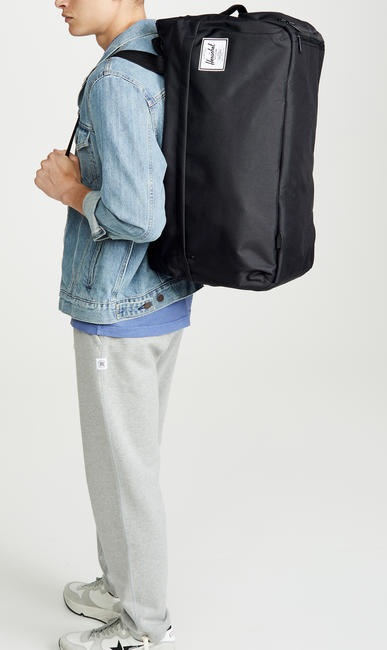 Sac polochon OUTFITTER, avec bretelles r&eacute;tractables RAVEN CROSSHATCH - Sacs de voyage