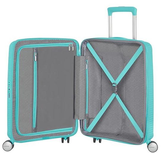 Valise Ligne SOUNDBOX, valise cabine, extensible POOLSIDE BLUE - Valises cabine
