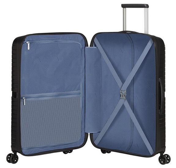 Chariot TOURISTER AMERICAIN AIRCONIC, taille moyenne, léger ONYX BLACK - Valises Rigides