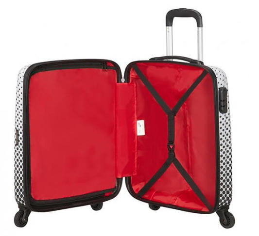 Chariot TOURISTER AMERICAIN DISNEY LEGENDS, bagage &agrave; main MICKEY SOURIS POLKA DOT - Valises cabine