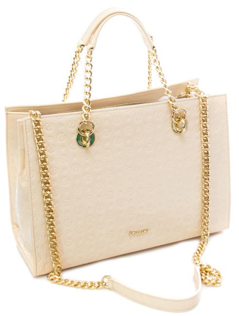 Embossed Heritage Sac &agrave; main bandouli&egrave;re en cuir verni nu - Sacs pour Femme