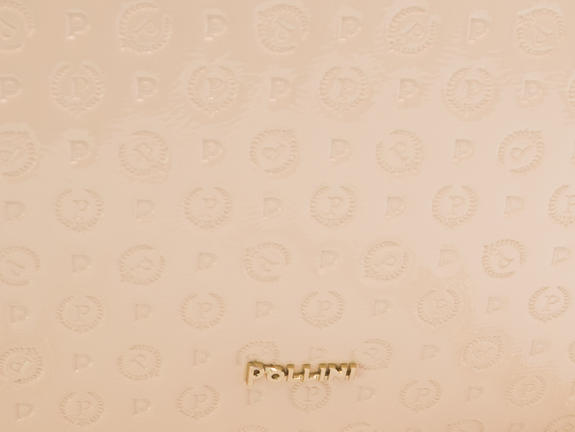 Embossed Heritage Sac &agrave; main bandouli&egrave;re en cuir verni nu - Sacs pour Femme