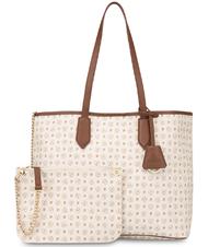 POLLINI Heritage Classic Sac &agrave; bandouli&egrave;re ivoire / brun - Sacs pour Femme - 2