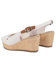 TOMMY HILFIGER TOMMY HILFIGHER Elba Sandales compens&eacute;es ivoire - Chaussures Femme - 5