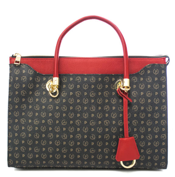 Heritage Classic Sac cabas &agrave; main, avec bandouli&egrave;re laque noire - Sacs pour Femme