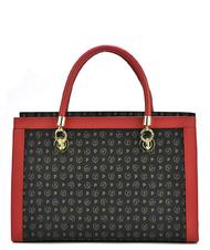POLLINI Cartable classique  Heritage Sac &agrave; main ou &agrave; bandouli&egrave;re laque noire - Sacs pour Femme - 2