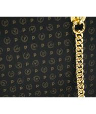 POLLINI Cartable classique  Heritage Sac &agrave; main ou &agrave; bandouli&egrave;re laque noire - Sacs pour Femme - 4