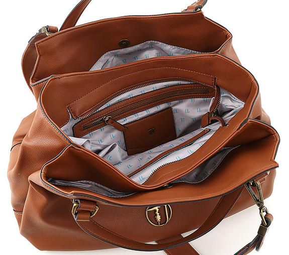 Rhubarb Jeans Sac &agrave; main avec bandouli&egrave;re cuir - Sacs pour Femme