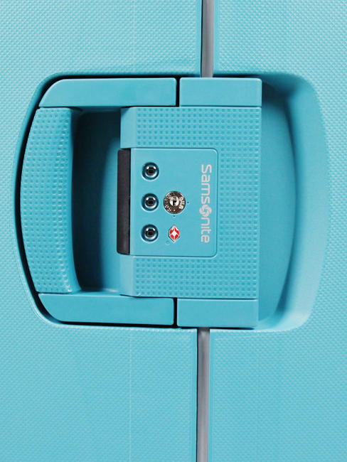 Valise Ligne S'CURE, taille moyenne AQUA BLEU - Valises Rigides