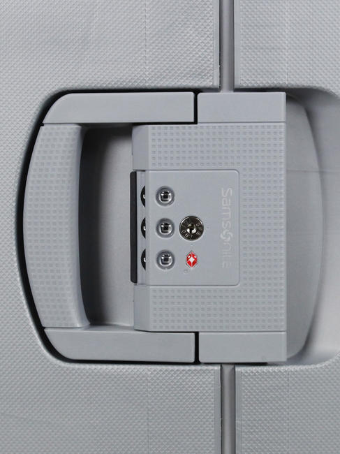 Valise Ligne S'CURE, taille moyenne ARGENT - Valises Rigides