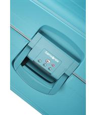 SAMSONITE Chariot S CURE, grande taille AQUA BLEU - Valises Rigides - 5
