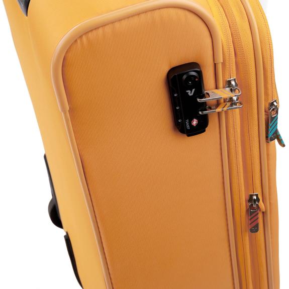 Valise SPEED, valise cabine, extensible jaune - Valises cabine