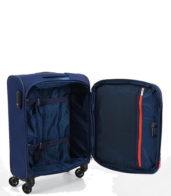 Valise THUNDER, valise cabine extensible bleu - Valises cabine