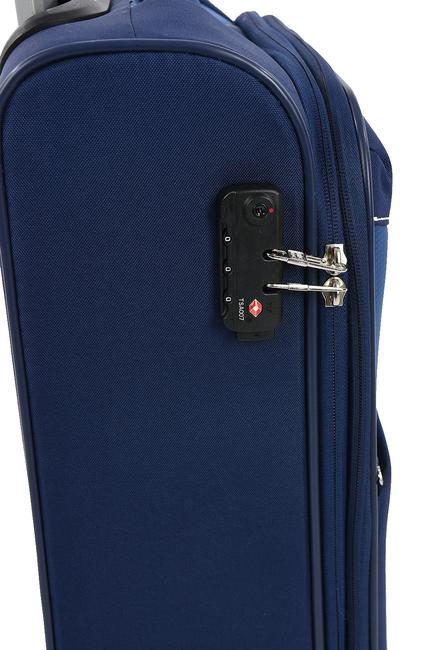 Valise THUNDER, valise cabine extensible bleu - Valises cabine