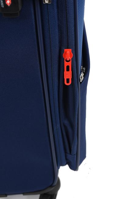 Valise THUNDER, valise cabine extensible bleu - Valises cabine