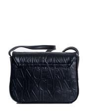 ARMANI EXCHANGE LOGO EMBOSSED Sac bandoulière, imprimé logo Noir - Sacs pour Femme - 3