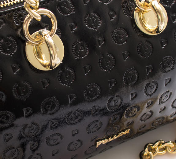  HERITAGE VERNICE Mini sac bowling avec bandouli&egrave;re Noir - Sacs pour Femme