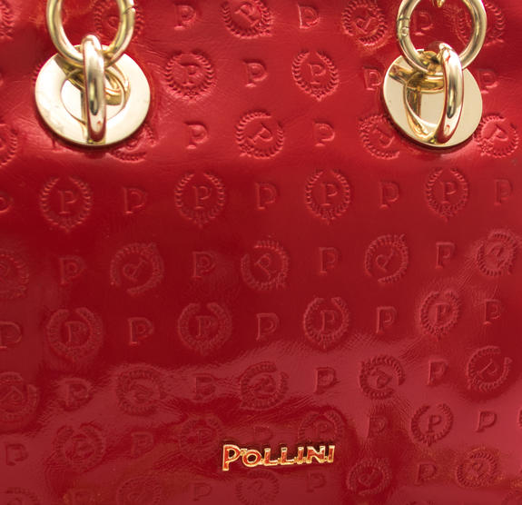  HERITAGE VERNICE Mini sac bowling avec bandouli&egrave;re rouge - Sacs pour Femme