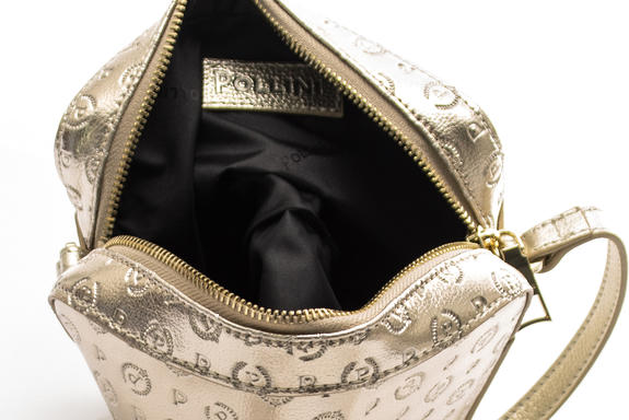 Embossed Heritage HERITAGE EMBOSSED Mini sac bandouli&egrave;re platine - Sacs pour Femme