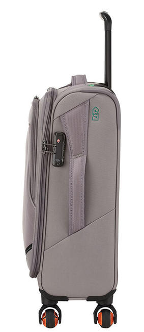 Trolley ECO WONDER Valise cabine en RECYCLEX gris - Valises cabine