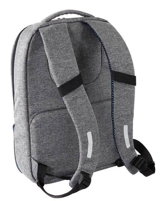  TRAFFIC Sac &agrave; dos pour ordinateur portable de 15,6'' gris / bleu artic - Sacs &agrave; dos pour ordinateur portable