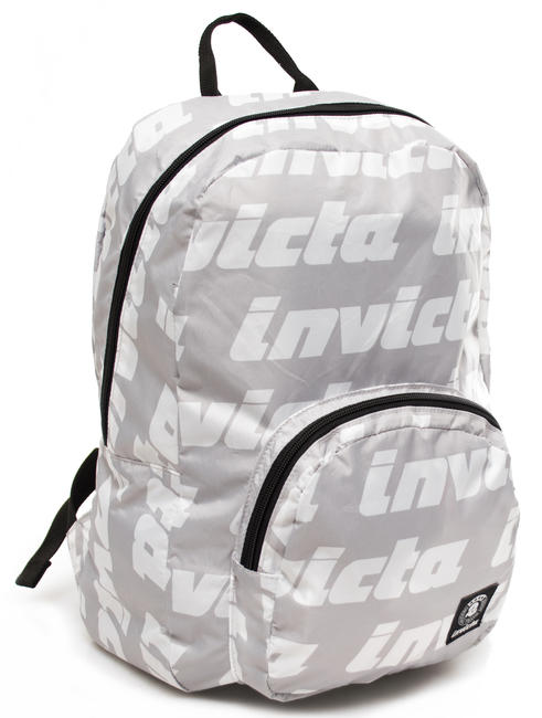 PACKABLE Sac &agrave; dos avec imprim&eacute; logo GRIS - Sacs &agrave; dos pour l'&Eacute;cole & les Loisirs