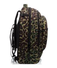 INVICTA  NEW PLUG ANIMALIER Sac &agrave; dos &agrave; roulettes 3 en 1 LEO GREEN - Sacs &agrave; dos &agrave; roulettes - 5