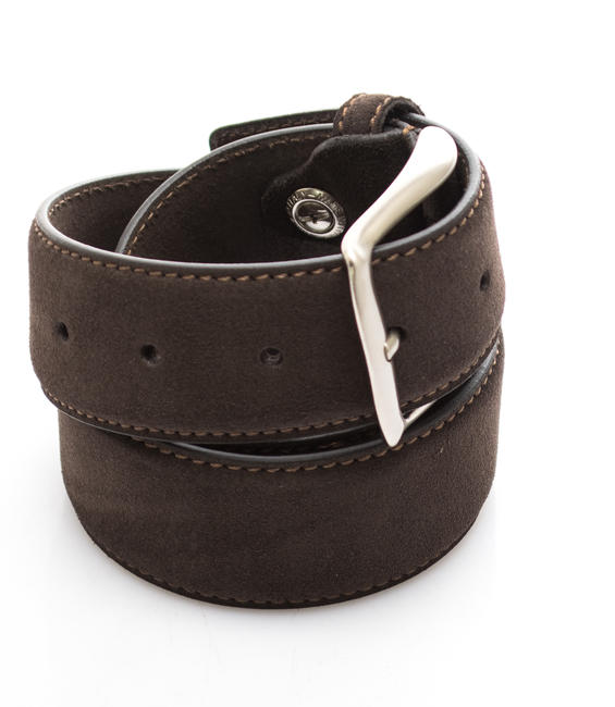 Ceinture CASUAL, en daim cacao - Ceintures