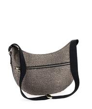 BORBONESE BORBONAIS LUNA Sac à bandoulière en tissu jet op OP / NATUREL / NOIR - Sacs pour Femme - 2